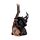 Gatto Nero con Cappello da Strega e Scopa Magica