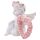 Cherubino con Cuore di Rose Rosa