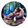Orologio da Muro Sagomato - Lupo&Fata - Fairy Stories Fairy & Wolf - Lisa Parker