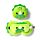 Cuscino da Viaggio con Maschera Relaxeazzz - Dinosauro - Animali Dolci