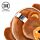 Cuscino da Viaggio con Maschera Relaxeazzz - Scimmia - Animali Dolci