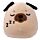 Cuscino di Peluche - Gus il Carlino - Animali Dolci - Squidglys