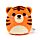 Cuscino di Peluche - Alfie la Tigre - Animali Dolci - Squidglys