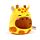 Cuscino di Peluche - Raffi la Giraffa - Animali Dolci - Squidglys