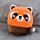 Cuscino di Peluche - Ru il Panda Rosso - Animali Dolci - Squidglys