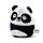 Cuscino di Peluche - Susu il Panda - Animali Dolci - Squidglys