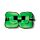 Cuscino da Viaggio con Maschera Relaxeazzz - Creeper - Minecraft