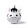 Cuscino da Viaggio con Maschera Relaxeazzz - Bali la Zebra - Animali Dolci