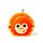Cuscino da Viaggio con Maschera Relaxeazzz - Orango Tango - Animali Dolci