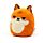 Cuscino di Peluche - Finnick la Volpe - Animali Dolci - Squidglys