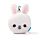 Cuscino da Viaggio con Maschera Relaxeazzz - Frances il Coniglio - Animali Dolci