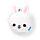 Cuscino da Viaggio con Maschera Relaxeazzz - Frances il Coniglio - Animali Dolci