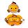 Cuscino da Viaggio con Maschera Relaxeazzz - Finley il Pesce Pagliaccio