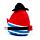 Cuscino di Peluche - Pirati - Jolly Rogers - Squidglys