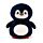 Cuscino da Viaggio con Peluche 2 in 1 - Nico il Pinguino - Swapseazzz