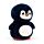 Cuscino da Viaggio con Peluche 2 in 1 - Nico il Pinguino - Swapseazzz