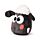 Cuscino di Peluche - Stile Kawaii - Shaun, Vita da Pecora