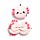 Cuscino da Viaggio con Maschera Relaxeazzz - Maddie l'Axolotl