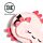 Cuscino da Viaggio con Maschera Relaxeazzz - Maddie l'Axolotl