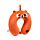 Cuscino da Viaggio in Memory Foam Relaxeazzz - Ru il Panda Rosso