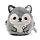 Cuscino di Peluche - Dorian, il Lupo - Animali Dolci - Squidglys