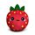 Cuscino di Peluche - Elidi, la Fragola - Foodiemals - Squidglys