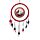 Acchiappasogni - Lupo - Mountain Wolf Dreamcatcher 33cm