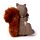 Fermaporte in Peluche - Scoiattolo con Papillon