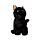 Fermaporte in Peluche - Gatto Nero