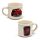 Set di 2 Tazzine da Caffè in Porcellana - Fiat 500