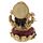 Miniatura in resina - Ganesh Oro e Rosso - 16cm