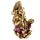 Miniatura in resina - Ganesh Oro e Rosso - 16cm