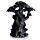 Ganesh Seduto sotto Albero - Oro e Nero