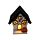 Casetta Decorativa per Halloween con LED - Zucca e Ragno Spooky
