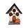 Casetta Decorativa per Halloween con LED - Zucca e Ragno Spooky
