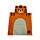 Poncho con Cappuccio per Bambini - Alfie, la Tiger - Animali Dolci