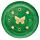 Brucia Incenso Rotondo in Legno Mango - Verde - Buddha