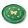 Brucia Incenso Rotondo in Legno Mango - Verde - Buddha