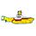 Puzzle Sagomato 130pz - The Beatles - Yellow Submarine