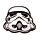 Set di 4 Sottobicchieri in Sughero - L'Originale Stormtrooper