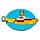 Set di 4 Sottobicchieri in Sughero - The Beatles - Yellow Submarine