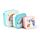 Set di 3 Contenitori per Alimenti S/M/L - Unicorno - Arcobaleno Incantato