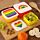 Set di 3 Contenitori per Alimenti S/M/L - Arcobaleno