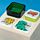 Set di 3 Contenitori per Alimenti M/L/XL - Dinosauri - Dinosauria