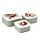 Set di 3 Contenitori per Alimenti M/L/XL - Cani - Barks Dog