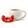 Tazza in Ceramica con Coperchio Sagomato - Drago Scozzese