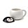 Tazza in Ceramica con Coperchio Sagomato - Pinguino - Animali Dolci