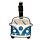 Etichetta per Bagagli in PVC - Volkswagen T1 - Blu