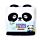 Quaderno con Copertina in Peluche - Panda - Animali Dolci - Fluffies