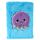 Quaderno A5 a Righe con Copertina in Peluche - Polpo - Animali Dolci